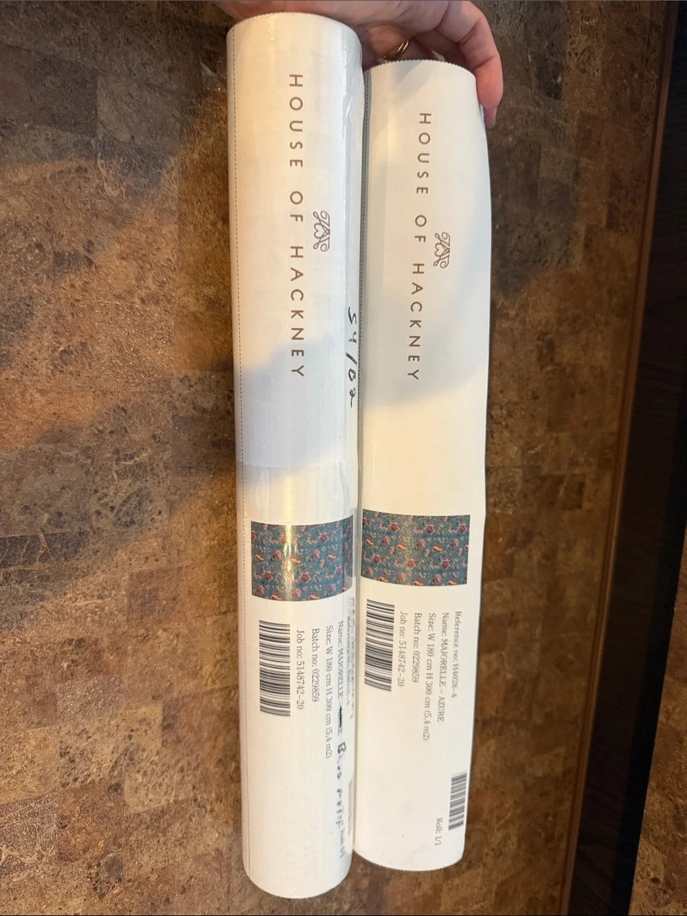 House of Hackney Cream Wallpaper Rolls with Multicolor Floral Panel
